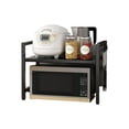 thumbnail image 1 of Bearachild Estante de almacenamiento elegante para una fácil organización de la cocina Estante de almacenamiento de cocina Almacenamiento de Hardware Negro grueso fijo, 1 of 2