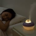 thumbnail image 3 of Inteprter Humidificador de aire de 300ml, difusor de sincronización USB, rociador colorido para sala de estar, fabricante de nebulizador eléctrico, Humidificadores Violeta Inteprter HA064563-02, 3 of 6