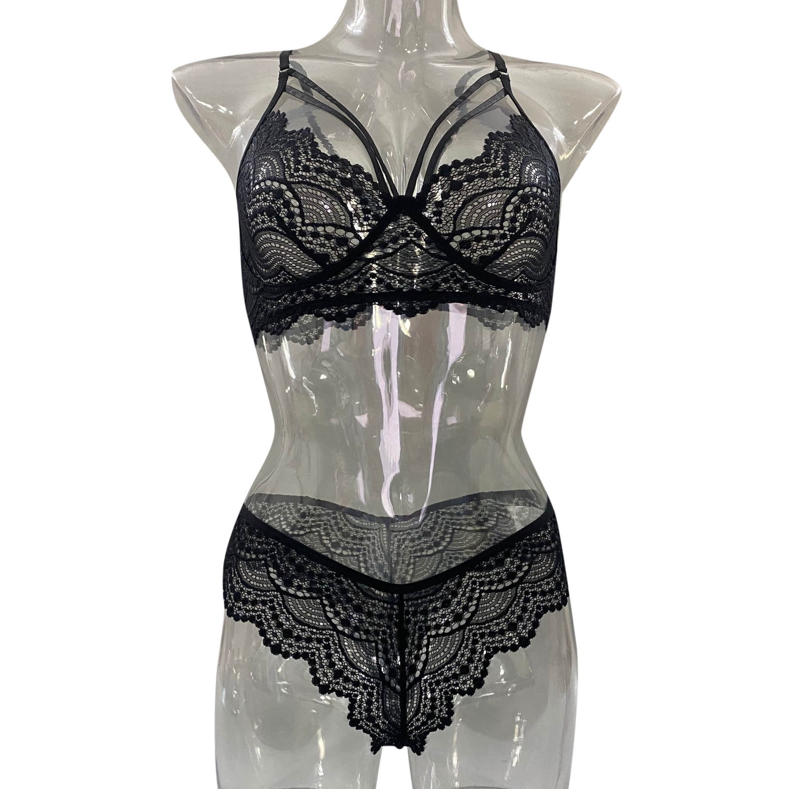 XZNGL Sous Vetements en Dentelle pour Femmes Sexy Nouvelles Femmes Sexy Dentelle Bodysuit Lingerie Sexy Combinaison Sous Vetements en Dentelle Ensemble de Dentelle Lingerie Corps Sexy Sous Vetements F...