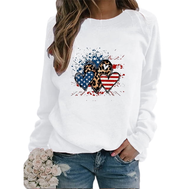 Sexy Dance Sudaderas sueltas para mujer de manga larga con cuello redondo Jersey casual liso Tops camisa