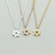 thumbnail image 3 of Collar con colgante de estrella de David para mujer, joyería judía Retro, cadena de acero inoxidable, emblema de Israel Ta, 3 of 5