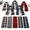 Multicolored-Vintage, variant on Gray Classic 25-Pack Winter Warm Scarves with Fringe for Men and Women