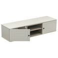 thumbnail image 6 of Aukfa Floating TV Stand for TVs up to 60" - Wall Mounted TV Shelf with Cabinets - Beige, 6 of 8