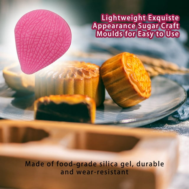 Leaf Fondant Silicone Mold Flower Cooking Making Tool Portable to Use Wedding Decoration Pastry Baking Pan Exquiste DIY Cake Molds