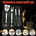 thumbnail image 5 of Clearance Cooking Barbeque Grill Case BBQ Kit Accessories Utensils Stainless Tool SET Portable BBQ Steel Kitchen，Dining & Bar for Home & Kitchen Multicolor, 5 of 7