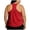 Red, variant on Women's Plus Size Quick Dry Athletic Tank Top, Stretchy Round Neck Sleeveless Workout Shirt, 1 Piece, S-XXL Plus Size Friendly