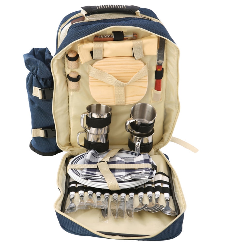 Sac Pique-nique Tout-en-un California Picnic - Isotherme épaule Pour 4 Personnes - Beige