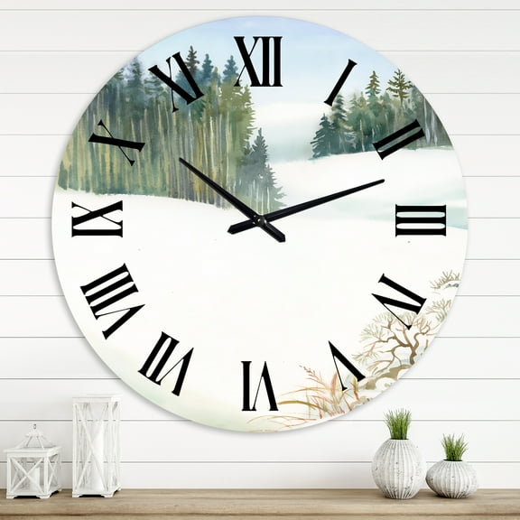 Designart 1 in Traditional Wall Clock