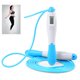 thumbnail image 1 of Cuerda para saltar electrónica con contador, ajustable y cómoda, ideal para adultos y niños - Color azul, 1 of 6