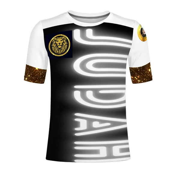 UltraMega Collection Judah Banga Round T-shirt for Men in Multi-Color XL in Size