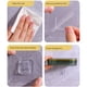 thumbnail image 4 of Soporte de almacenamiento para baño de mascotas, portátil, autoadhesivo, lavable, resistente, elegante, orificio de drenaje, montaje en pared, Juegos de accesorios de baño Oro transparente Bewildely HA065218-02, 4 of 6
