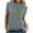 Gray, variant on Puntoco Short Sleeve Women Tops ,Womens St Patrick'S Day T-Shirt Love Heart Shirts Short Sleeve Valentine'S Day Crewneck Colorful Heart Graphic Tees Tops Green 6(M)
