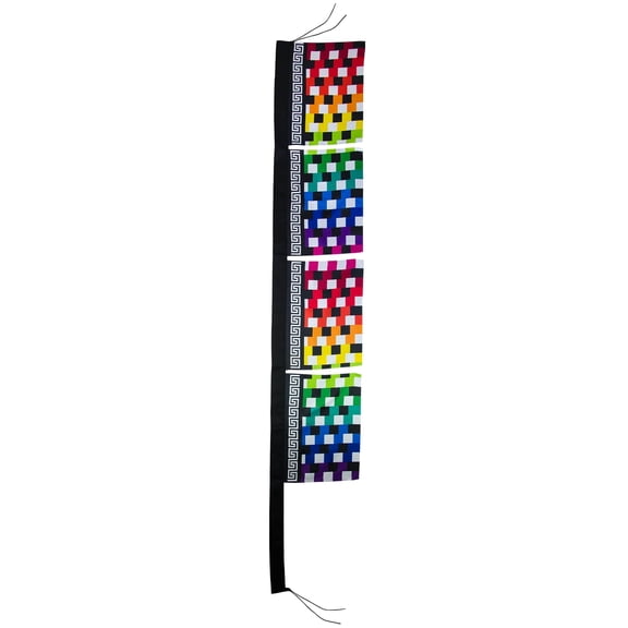 In the Breeze 4538 — Rainbow 4-Section Banner Flag — Colorful and Eye-Catching Outdoor Décor