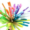 thumbnail image 3 of Limpiadores de tuberías con tallos de chenilla coloridos, 50 Uds., 30cm, juguetes educativos para niños, decoración para fiesta de cumpleaños y Navidad hecha a mano, suministros para manualidades, 3 of 4