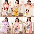 thumbnail image 2 of Mickey Mouse Winnie Girls Elsa Princesa Camisón Pijamas Niños Camisón de manga larga Dibujos animados lindo Niño Bebé Dormir Dress12 altura 115-125cm zhangyuxiang CONDUJO, 2 of 2