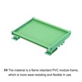 thumbnail image 3 of Unique Bargains PCB DIN Rail Mount Carrier, Circuit Board Mounting Holder 100x150mm Green, 3 of 4