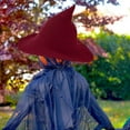 thumbnail image 3 of Wovilon Hot Selling Wizard Summer Halloween Witch Hat Tip Foldable Hat, 3 of 3