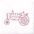 thumbnail image 2 of Jack Dempsey Stamped White Quilt Blocks 9"X9" 12/Pkg-Old Tractor, 2 of 2