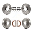 thumbnail image 1 of Transit Auto Front Rear Disc Brake Rotors Ceramic Pads and Drum Kit for Car Chevrolet Colorado GMC Canyon K8T-103651, 1 of 11