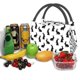 thumbnail image 3 of Fotbe Black Rabbit Bolsa Térmica Portátil con Estampado, Bolsa de Entrega de Alimentos Aislada, Bolsa Reutilizable de Gran Capacidad para Comidas y Supermercado, 3 of 6