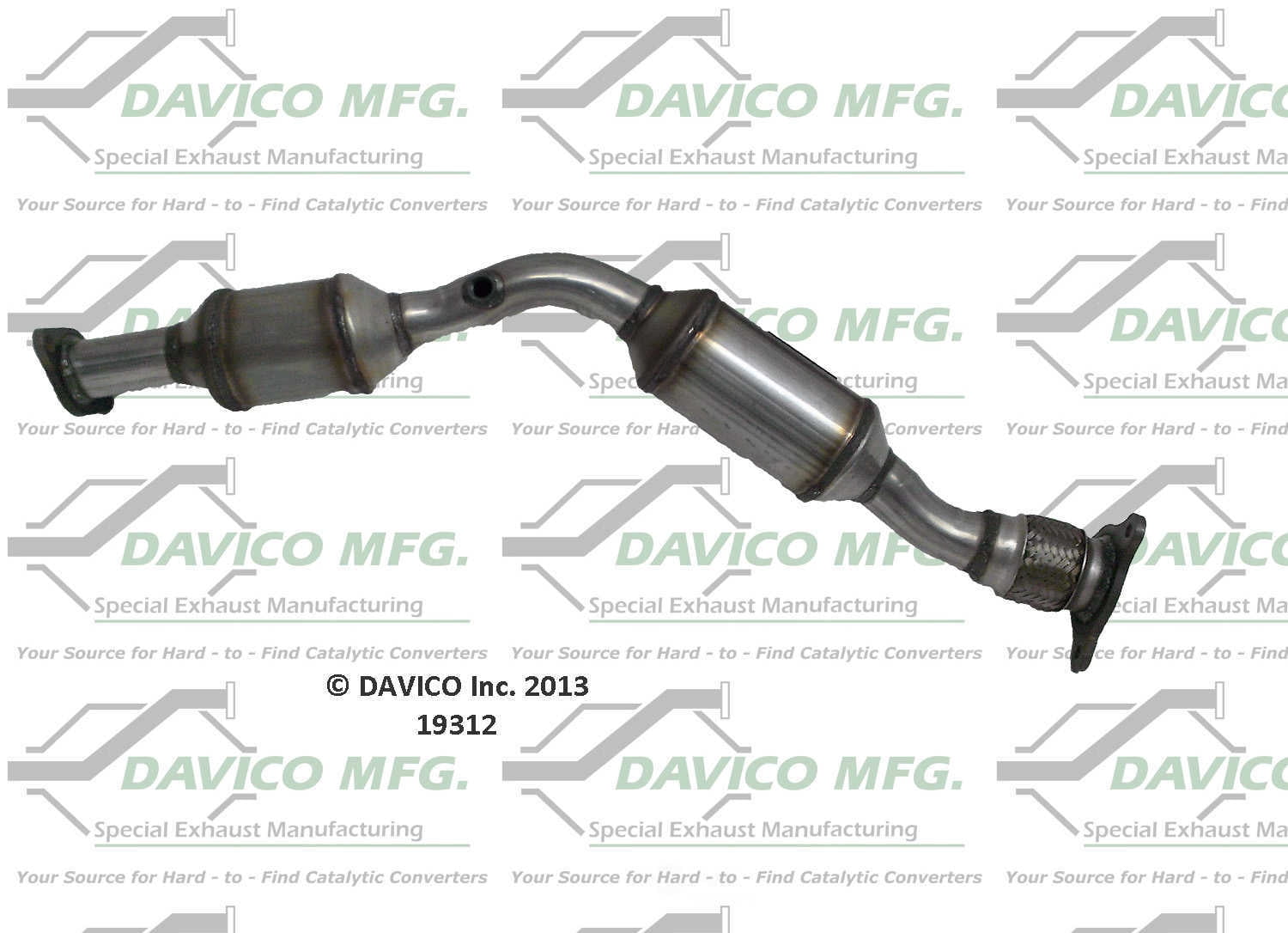 Davico Mfg Catalytic Converter P/N:19312 Fits select: 2006 CHEVROLET COBALT, 2006-2007 SATURN ION LEVEL 2