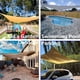 thumbnail image 5 of Sombrilla rectangular de 3x4m impermeable 95% resistente a los rayos UV para jardín patio - Beige, 5 of 5