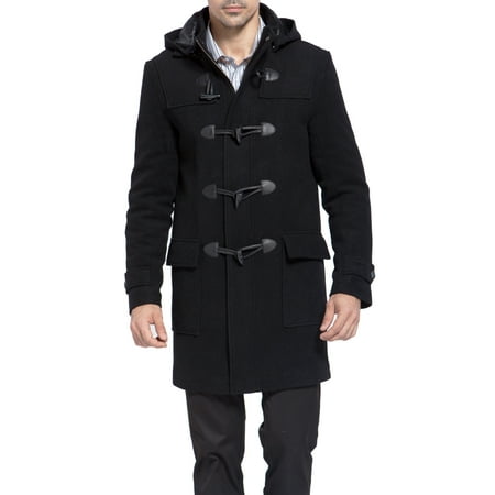 - BGSD Men's 'Benjamin' Wool Blend Classic Duffle Coat