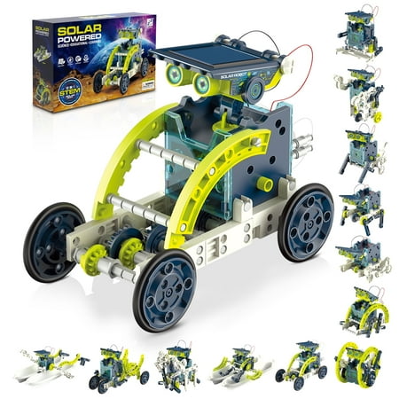 Beefunni 12-in-1 STEM Solar Robot Toys,Educational Building Science Experiment Kit for Kids,Gifts for 8 -12 Year Old Boys Girls