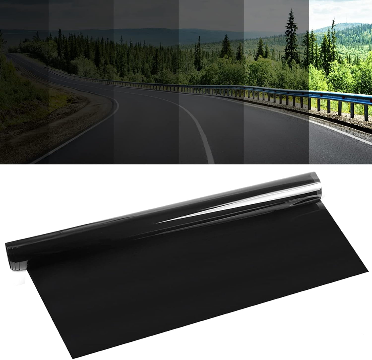 Car Tinting Film - 5%/20%/35%/50% Vlt - Car Tinting Film - Blackout Sticker - Uv Protection - Car Accessory - 50 X 300 Cm (70% Vlt)