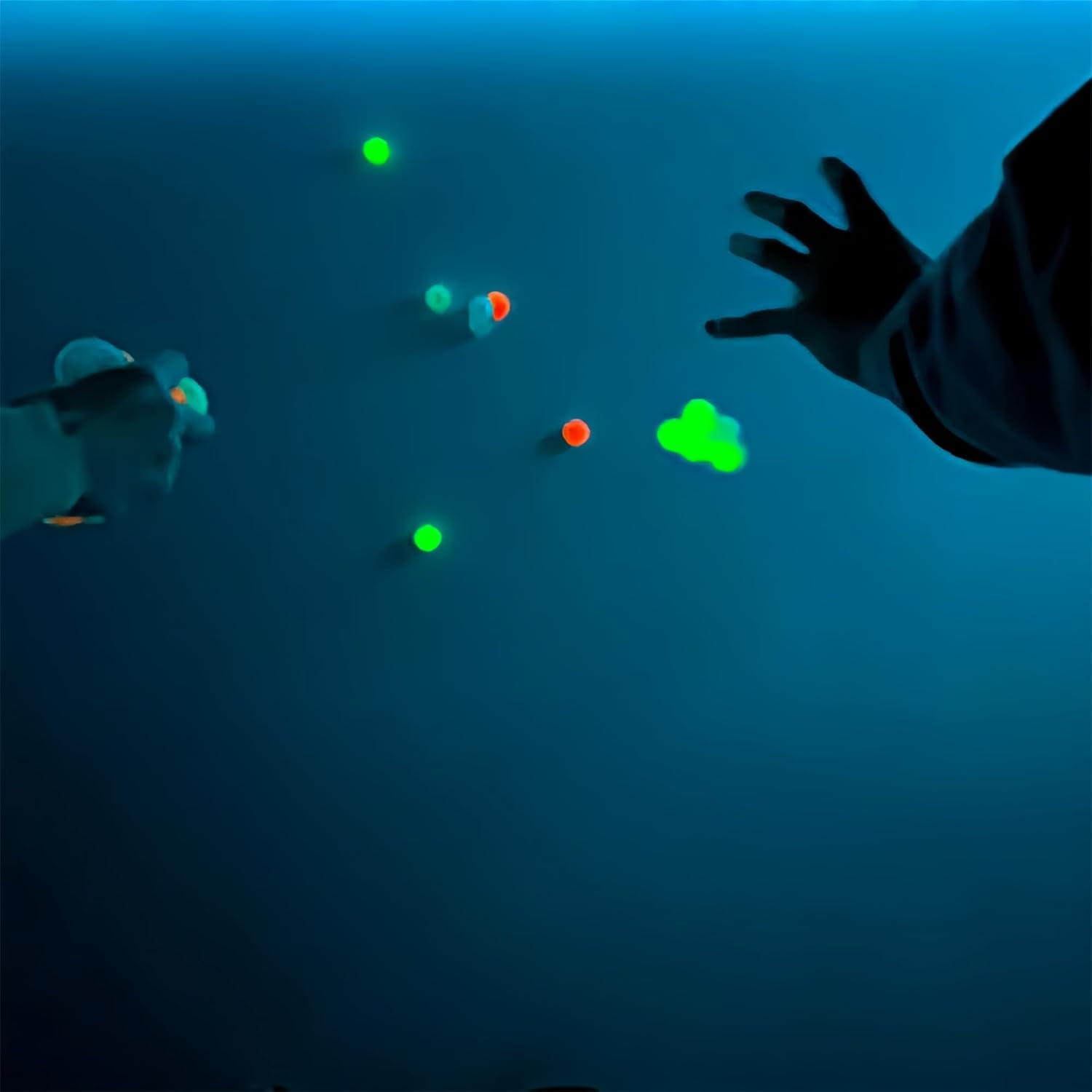 Sticky Balls for Ceiling & Wall, Glow in The Dark Sticky Stress Balls (8 PCS)