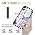 thumbnail image 5 of Case for iPhone 11 6.1 Inch,Purple Butterfly Pattern TPU Bumper Anti-Slip Case, 5 of 5