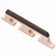 thumbnail image 2 of Maple Rose Wood 4 String Banjo Replacement Bridge String Instrument Parts, 2 of 5