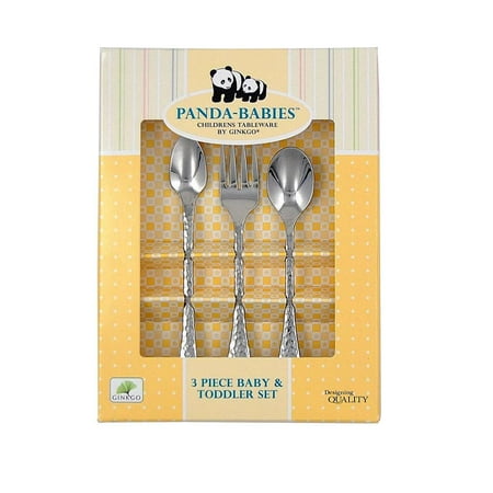

Ginkgo International Panda-Babies 3-Piece Baby & Toddler Stainless Steel