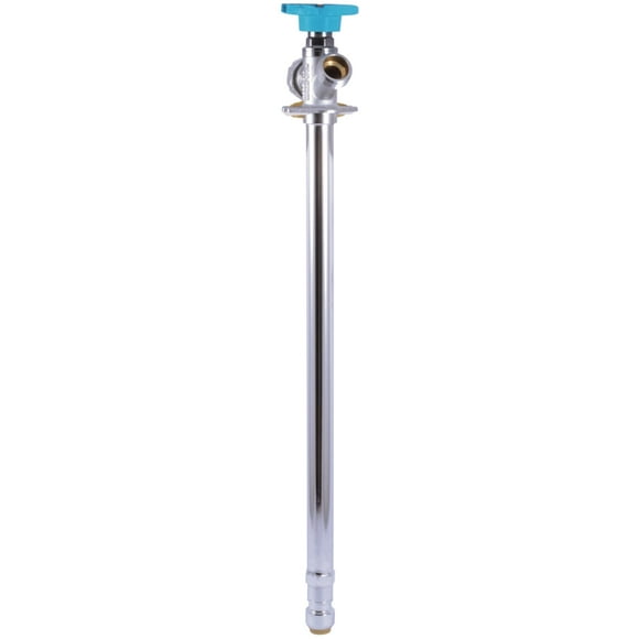SharkBite 15 Inch Frost Free Sillcock, 1/2 x 3/4 Inch MHT, Push to Connect Brass Plumbing Fitting, PEX Pipe, Copper, CPVC, PE-RT, HDPE, 24637LF
