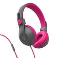 thumbnail image 2 of JLab JBuddies Studio 2 Wired Headphones - Pink/Gray, 2 of 6