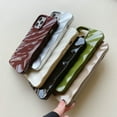 3D Wave Satin Ruffle Phone Case For iPhone 16 15 14 13 12 11 Pro Max 16