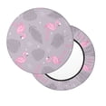 thumbnail image 2 of Kll Pink Flamingo (2) Round Bar Chair Cushion Cover 13 Inch,Bar Stool Protector With Elastic, Soft Washable, 2 of 7