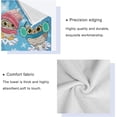 thumbnail image 3 of Coolnut 3 PCS Towel Winter Two Cute Owls Snowflakes Blue Cotton Bath Towel Set (1 Bath Towel, 1 Hand Towel, 1 Washcloth) for Bathroom, Super Soft and Quick Dry Towels, 3 of 6