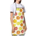 thumbnail image 3 of Bingfone Lemon Orange for Tie-up Apron, Unisex Waterproof and Stain-Resistant Bib Apron for Kitchen Garden Painting, 3 of 7
