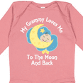 thumbnail image 4 of Inktastic Grammy Loves Me Moon and Back Boys or Girls Long Sleeve Baby Bodysuit, 4 of 5