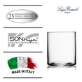 thumbnail image 3 of Luigi Bormioli Top Class 12.25 oz Double Old Fashioned Glasses - Set of 6 Elegant Italian-Made Drinkware with Simple Lines Durable Glassware for Whiskey Cocktails, Water, Juice - Great for Gifting, 3 of 8