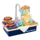 thumbnail image 1 of Tholdsy Beneficios para el desarrollo del juguete para fregadero de cocina Participar en juegos imaginativos Jugar juguetes para fregadero de Muebles de casa de muñecas azul, 1 of 6