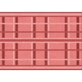 thumbnail image 1 of Ahgly Tapis Rectangulaire Lavable en Machine Rouge Rubis, 3 Pieds x 5 Pieds, 1 of 7
