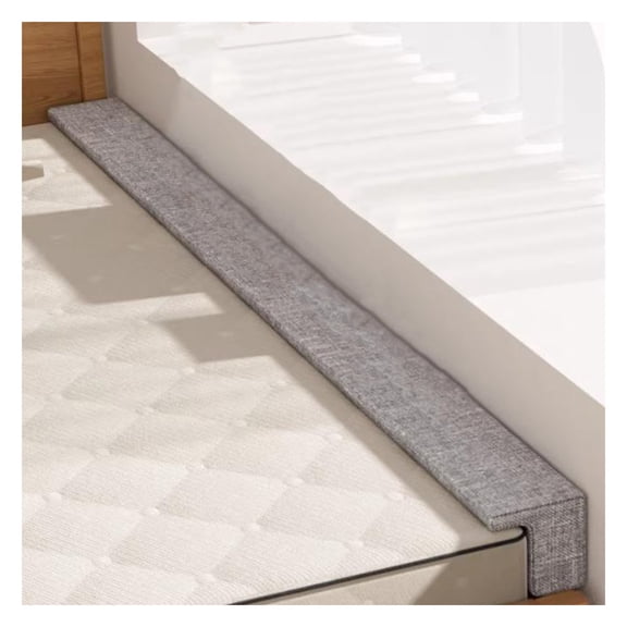 L-shaped headboard cushion, bed headboard gap filler, soft high density foam, bed bridge mattress extension connector