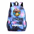 thumbnail image 4 of Bolso de hombro para hombres y mujeres, bolsa de viaje para computadora, bolsa para estudiantes de secundaria, el nuevo juego Roblox alrededor del cielo estrellado Lingge, 4 of 4