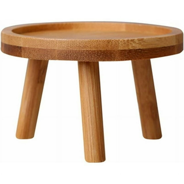 Taburete de madera con forma de maceta, perfecto para su jardín interior, materiales duraderos que garantizan una larga vida útil, taburete de madera maciza con soporte estable para cualquier