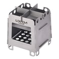 thumbnail image 2 of titanium wood stove Outdoor Lixada Portable Camping Titanium Stove Lightweight Folding Wood Burning Stove Pocket Stove Outdoor Camping Backpacking Cooking Picnic, 2 of 7