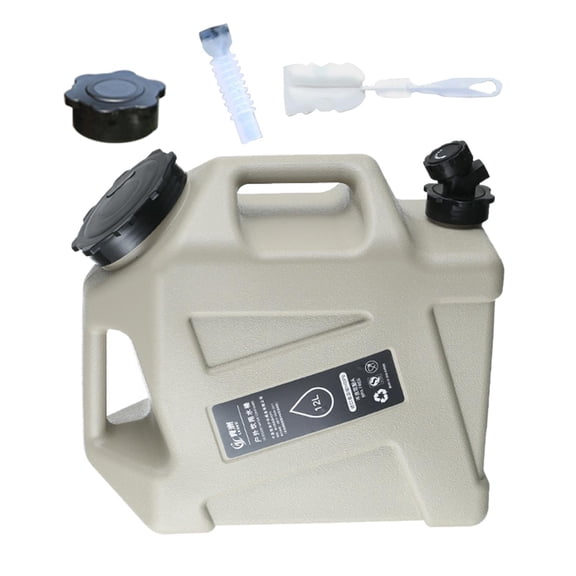yotijay 12L Camping Water Container Water Jug Bucket with Water Spigot Water Bottle Tank