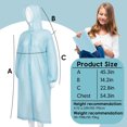 thumbnail image 3 of LALACE Waterproof Rain Ponchos for Adults, One Size, 3 of 5