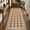 Brown-Diamond, variant on Ivalue 2'x 6' Hallway Runner Rug Non Slip Carpet Runners Jute Look Kitchen Rug for Hallways Bedroom Entryway Laundry Room